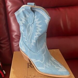 Jean Cowboy Boots